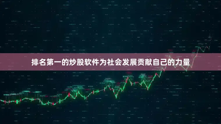 排名第一的炒股软件为社会发展贡献自己的力量