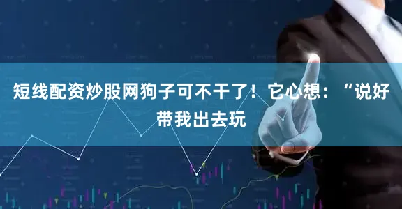 短线配资炒股网狗子可不干了！它心想：“说好带我出去玩
